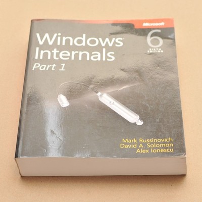 Windows Internals, Part 1: Covering Windows Server 2008 R2 and Windows 7 6th Ed
