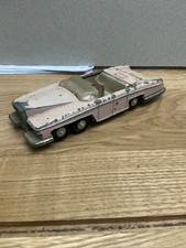 VINTAGE 60s DINKY FAB 1 TOY CAR THUNDERBIRDS 100 WITH PARKER - RESTORATION