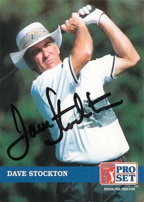 Autogramm Dave Stockton - Golfer Senior PGA Tour - Pro Set Karte handsigniert