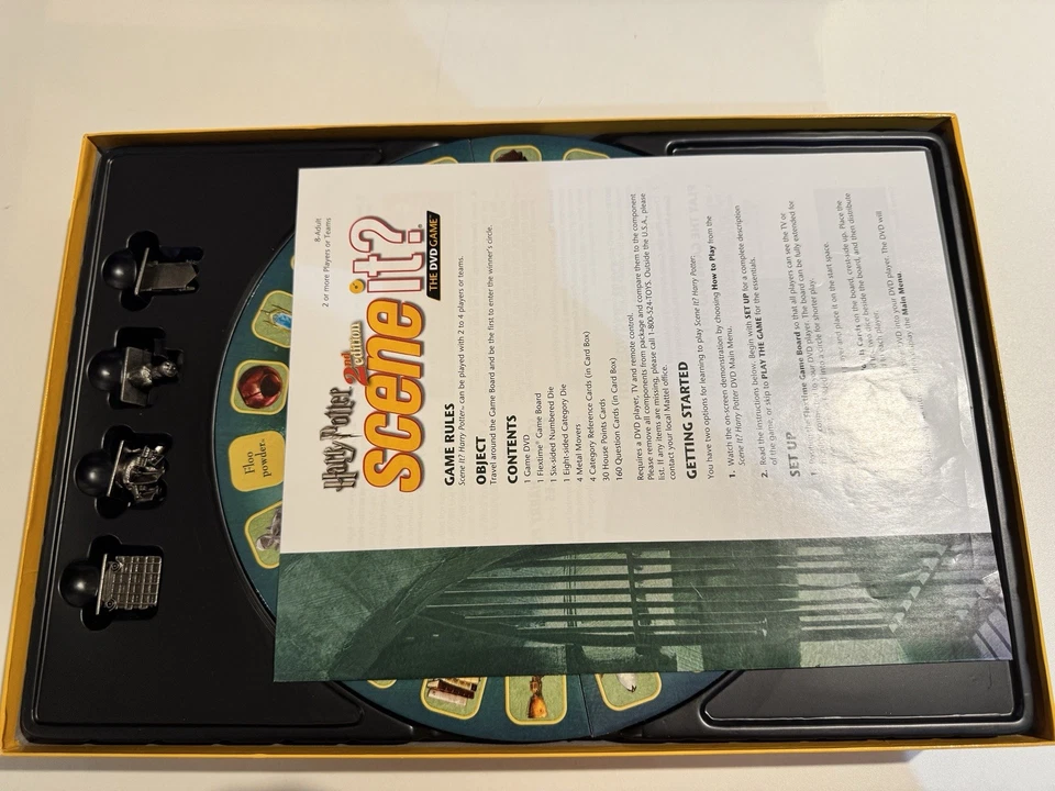 Harry Potter Scene It? 2nd Edition DVD Trivia Game Complete - Image 2 of 4