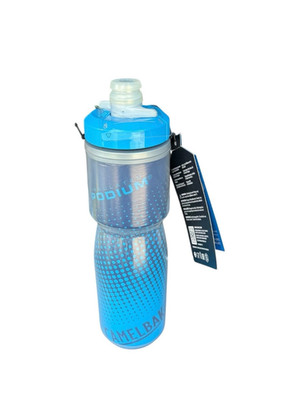 CamelBak Insulated Podium Chill Bike Water Bottle Blue Dot 24 oz