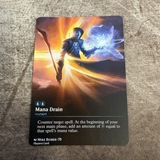 Mana Drain - Custom Art MTG Magic The Gathering Playtest Card