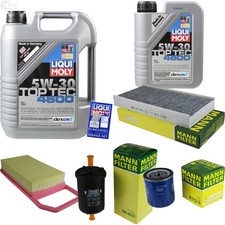 INSPEKTIONSKIT FILTER LIQUI MOLY ÖL 6L 5W-30 für Peugeot 407 SW 6E_ 3.0 6D_