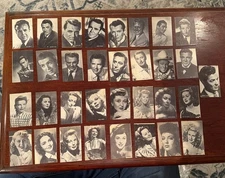RARE 1947 Bond Bread Film Stars Blank Back, L Turner, C Grant, Others Lot Of 33