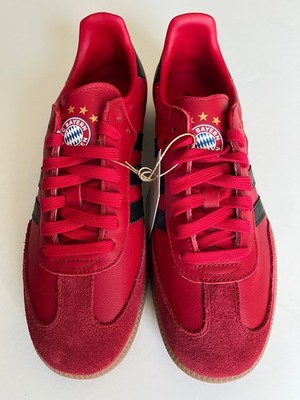 Adidas Samba Bayern Munich Team  Red Soccer Football Shoes Size 8-13
