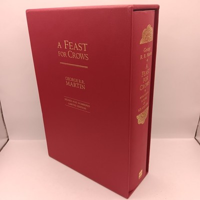 George R.R. Martin Signed 27/1000 Limited Edition Numbered A Feast For Crows