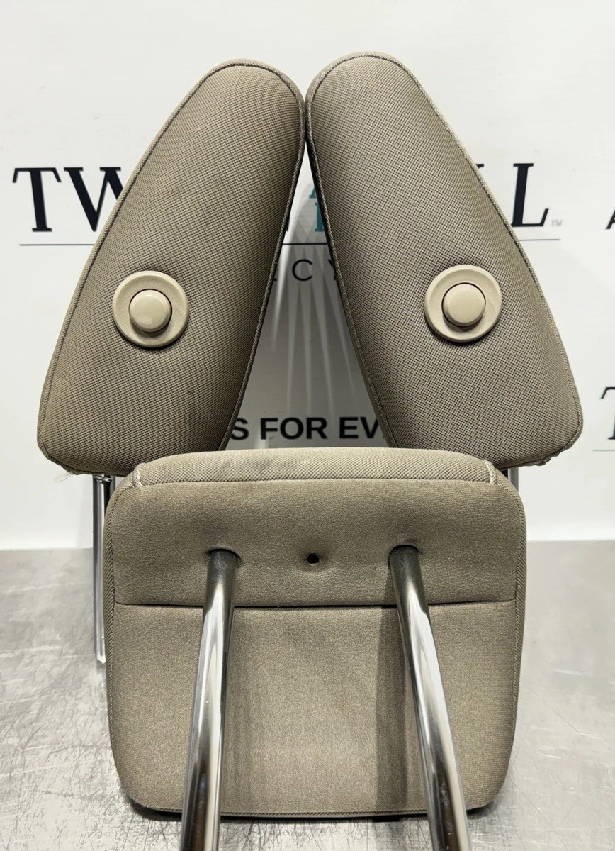  rear 2nd row headrest cloth complete set oem 