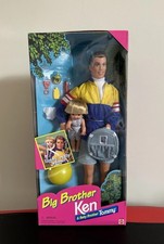 Vintage 1996 Mattel Barbie Big Brother Ken Doll And Tommy New Sealed