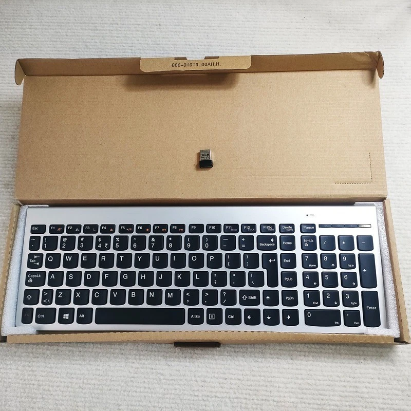 SK-8861 Silver Wireless Laser for Lenovo Keyboard and Mouse Set UK layout - Image 3 of 4