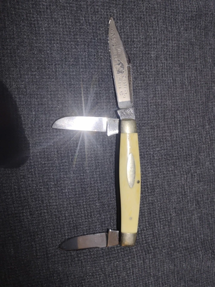 RARO 1ª GENERACIÓN 3 hojas Cuchillo BULLDOG Hecho a Mano Martillo Forjado Solingen Germ. Foto 2 de 4