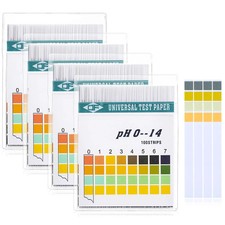 200 Strips Plastic Ph Test Strips, Universal Ph 0-14, Litmus Test Paper with Sto