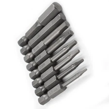 Quick Change Connect Impact Driver Drill Metric 8pcs Hex Head Allen Bit Set