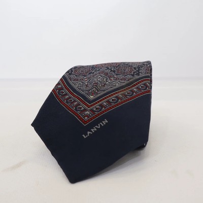 Lanvin, Krawatte, Herren, Blau/Rot/Weiß, Paisley #6WR