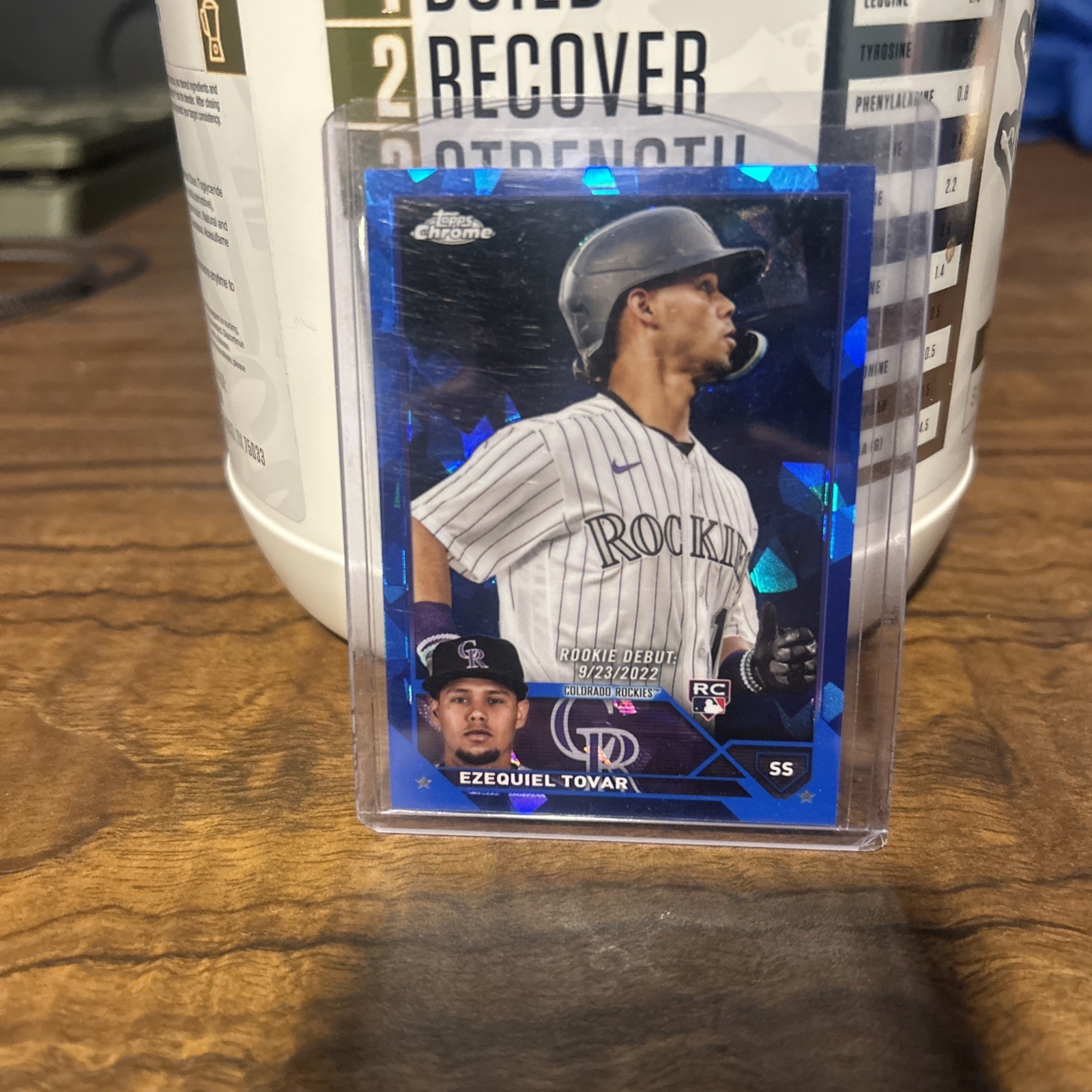2023 Topps Chrome Update Series Sapphire Edition - Ezequiel Tovar #USCS122 (RC)