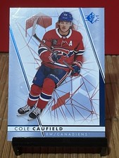2022-23 SP Authentic Hockey Card #22 Cole Caufield Montreal Canadiens