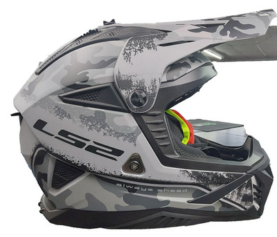 LS2 Gate II Helmet Full Face Off Road Dirt Bike Moisture Wicking