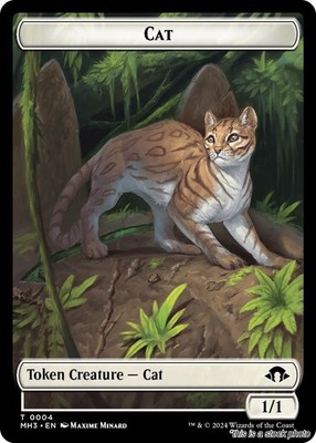 MTG Cat Token [MH3 - 4] LP