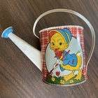 Vintage Childs Metal Watering Can Little Yellow Duck USA Ohio Art Co USA