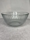 Pyrex Ribbed Clear Glass Mixing Bowl 10 Cup 2.5L Vintage Made in USA 7403-S