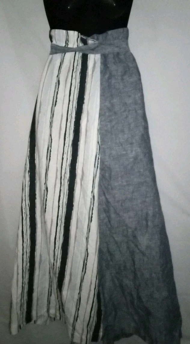 RIVA NWT Linen Wrap Skirt Sz Small Lagenlook