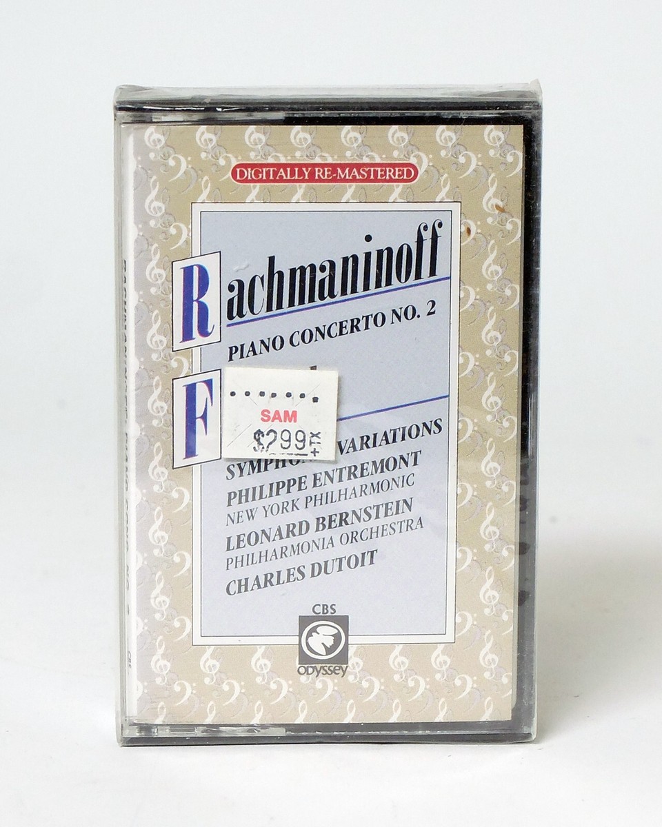 Rachmaninoff Piano Concerto No. 2 Leonard Bernstein Cassette Tape