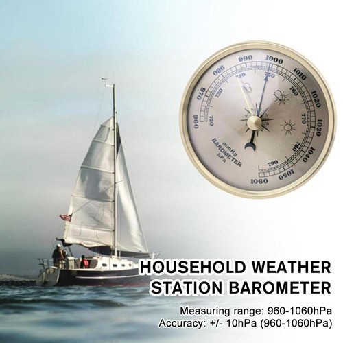 3 in 1 Wall Mounted Barometer Thermometer Hygrometer Weather Station Hangin Q1O5 - Picture 16 of 26