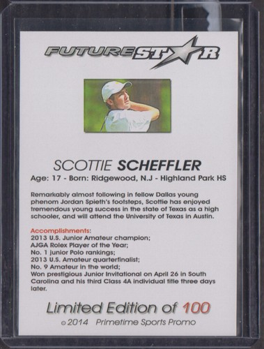 2010 JASON DAY 1/100 Future Star Rookie Card RC GOLF Grand Slam Champion - Picture 5 of 23