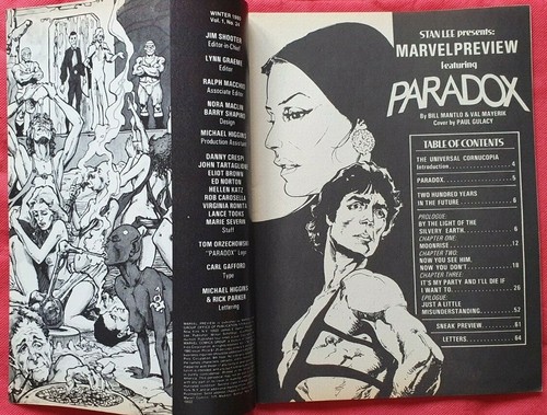 Marvel Preview #24 Paradox MARVEL MAGAZINE GROUP 1981 vfn - Imagen 2 de 11