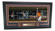 Chas McCormick Autographed 27x12 Framed The Catch Filmstrip Photo Astros Beckett