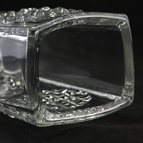 Vintage Sklo Union Clear Hobnail Vase Rudolf Jurnikl, Rudolfova Hut, 13237/230 - Picture 7 of 7