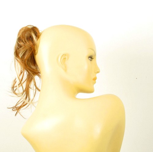 postiche chouchou chignon cheveux blond cuivré méché blond clair : 22 en f27613 - Picture 2 of 4