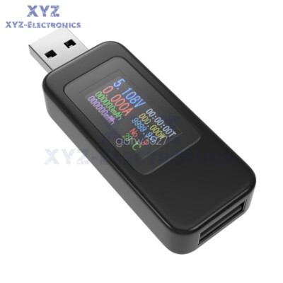4V-30V USB LCD Voltmeter Ammeter Voltage Tester Current Power Capacity Detector
