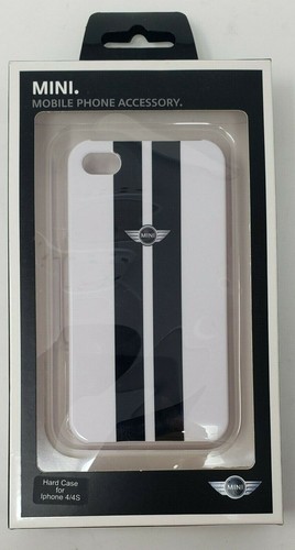 Mini Cooper BMW Hartschale Streifen Racing Cover für iPhone 4 4s schwarz weiß Vintage - Bild 6 von 12