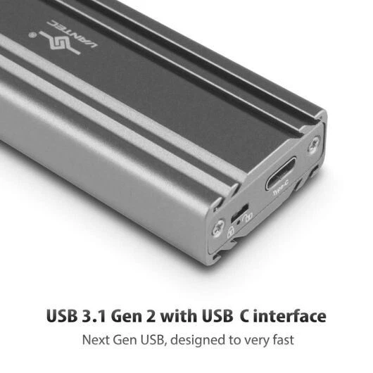 Vantec NST-206C3-SG NexStar SX M.2 NVMe SSD To USB 3.1 Gen 2 Type C Enclosure - Image 4 of 4
