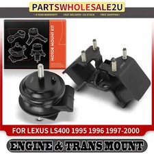 2x Engine Motor & Transmission Mount for Lexus LS400 1995-2000 4.0L Auto Trans.