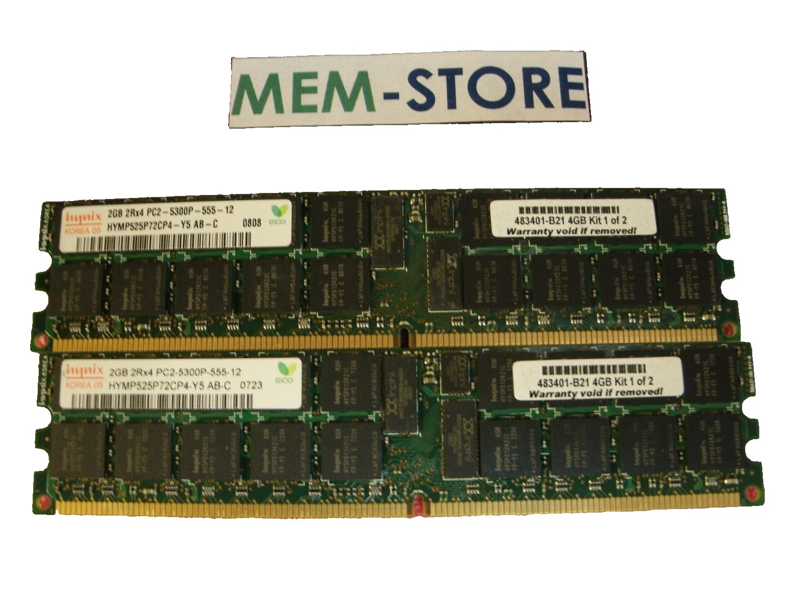 4 GB Capacity per Module DDR2 SDRAM Network Server Memory (RAM) 2 Modules