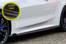 Seitenschweller mit Wings vorne ABS passend für BMW 4er G22 G23 mit M-Paket CO