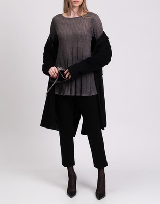 RRP  570 M MISSONI Jumper IT44 US8 UK12 L Lame Effect Flutter Sleeve Boat Neck