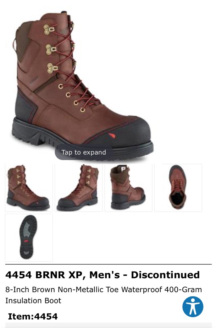 Red Wing BRNR XP 4454 Men display picture 3