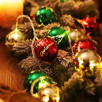 Christmas Star Electroplating Ball Led Light String