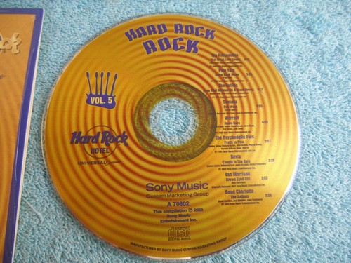 HARD ROCK HOTEL UNIVERSAL STUDIOS WELCOME CD, VOLUME 5. 2003. LIKE NEW! - Picture 9 of 10