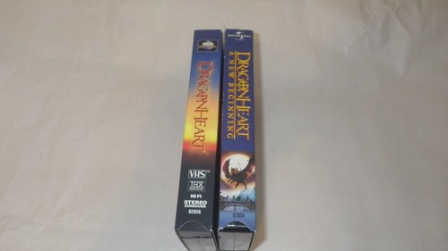 Dragonheart (VHS) pg 13 1997 and a new beginning lot of 2 - Picture 3 of 7