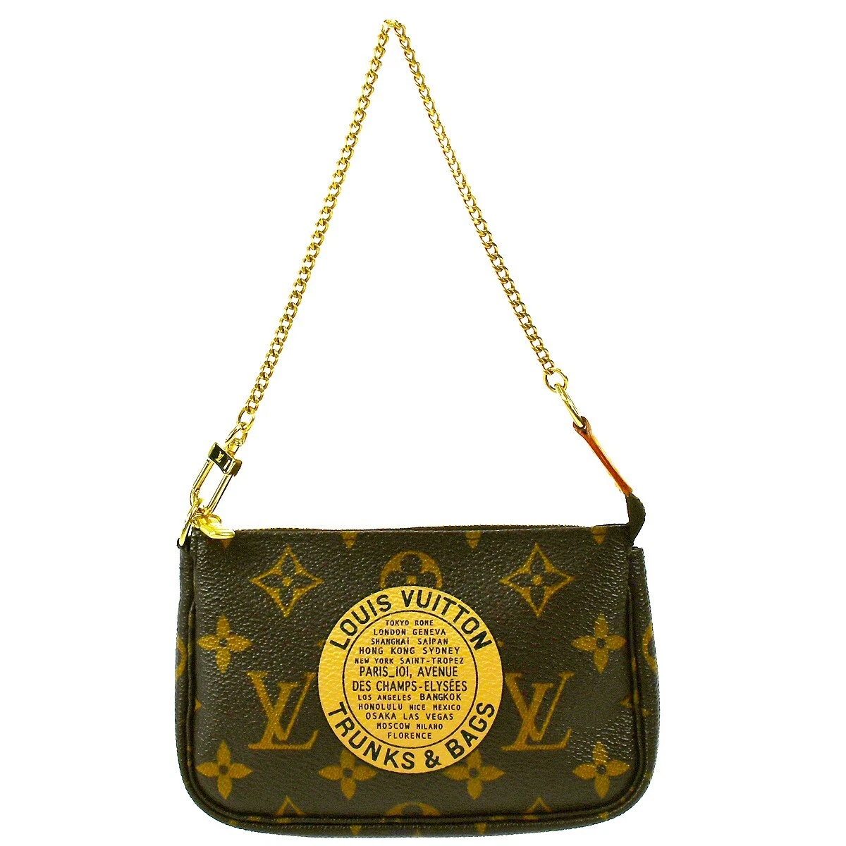 Louis Vuitton T&B Mini Pochette Accessoires Handbag Monogram M60153  FL4057 87782