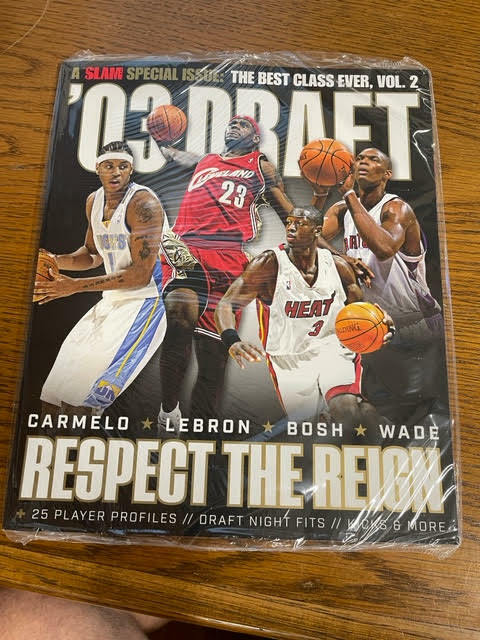 SLAM Presents '03 Draft 2003 Lebron James Carmelo Anthony Dwyane