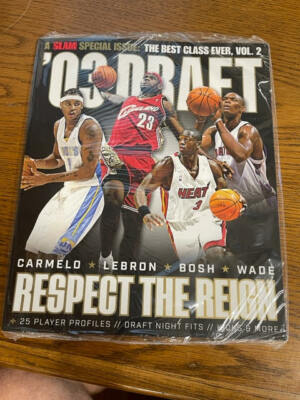 SLAM Presents '03 Draft 2003 Lebron James Carmelo Anthony Dwyane