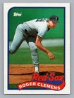 1989 Topps Roger Clemens #450 Boston Red Sox