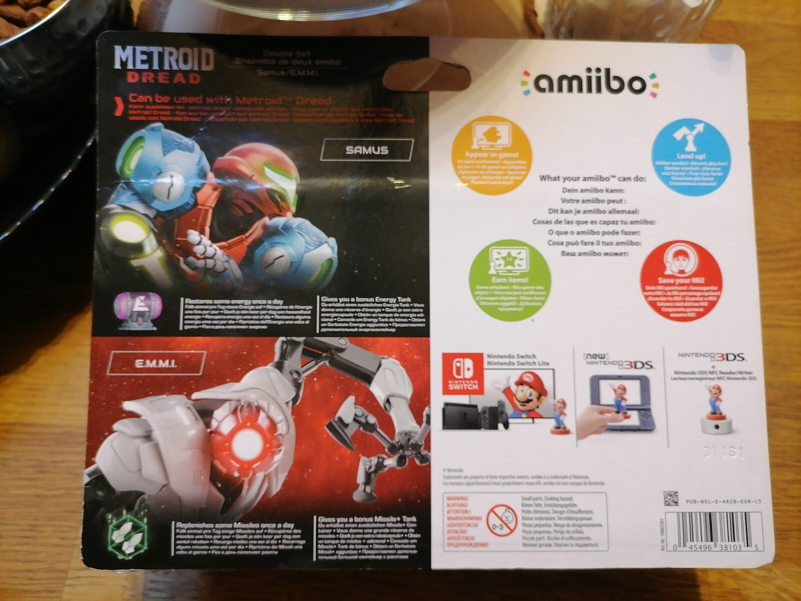 Amiibo Metroid Dread Samus et E.M.M.I. édition collector double pack premium - 2