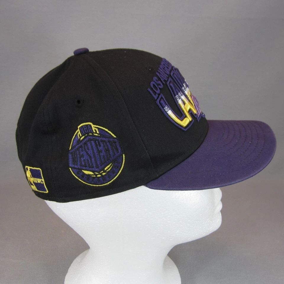 Los Angeles Lakers Snapback Hat Youth New Era 9fifty Hardwood Classics Purple - Image 2 of 4
