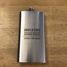 12oz Flask Stainless Steel Attached Screw Cap...