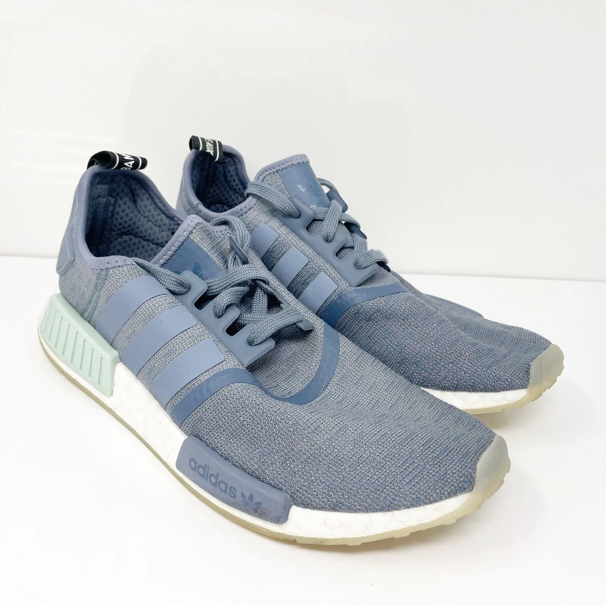 Adidas Womens NMD R1 CQ2013 Gray Running Shoes Sneakers Size 10